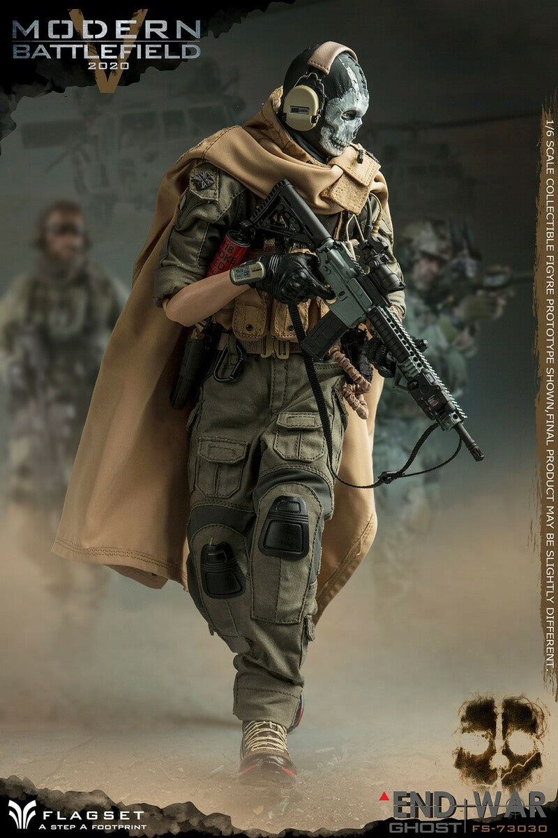 Preventa Figura Ghost - End War V marca Flagset FS-73030 escala 1/6 (relanzamiento)