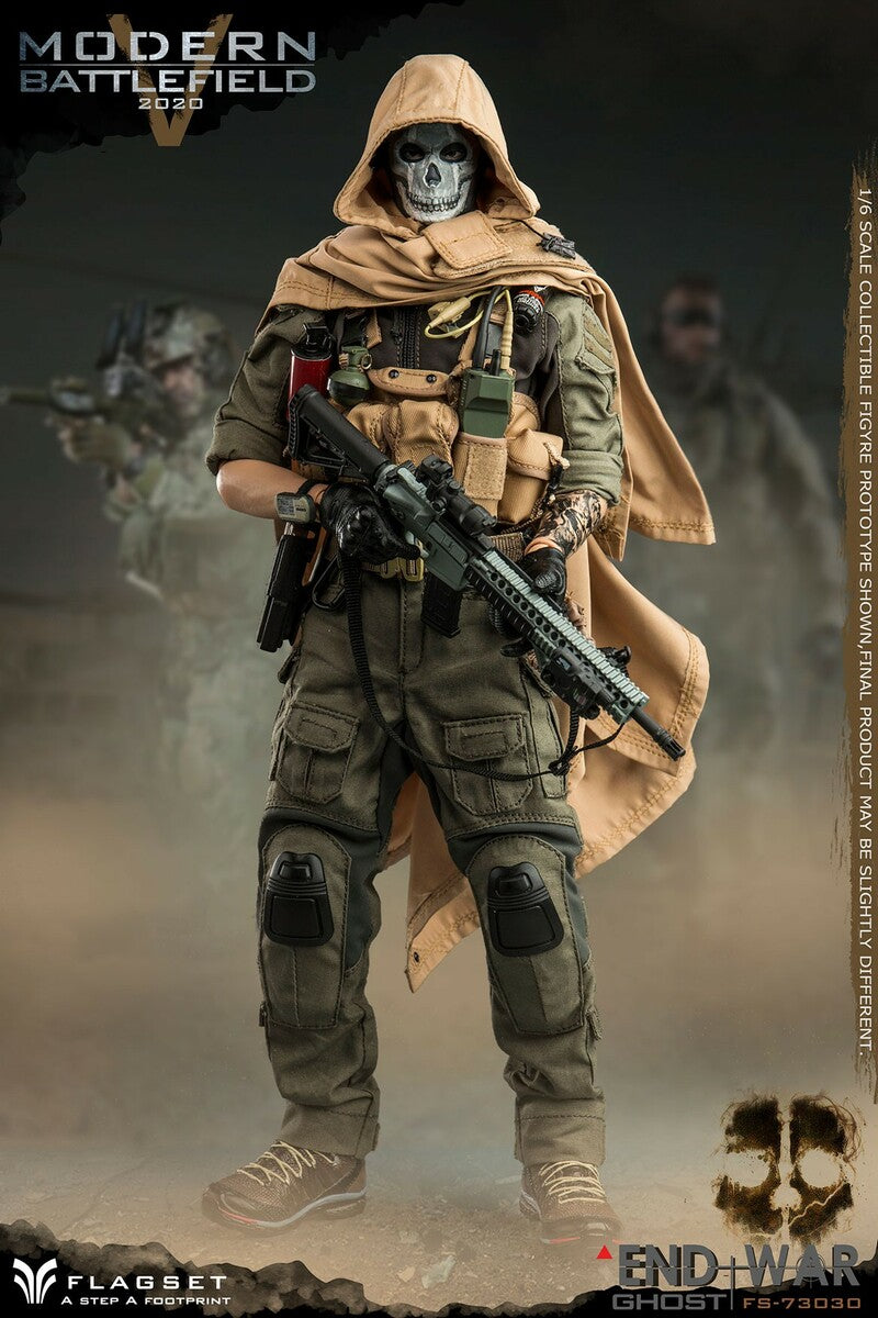 Preventa Figura Ghost - End War V marca Flagset FS-73030 escala 1/6 (relanzamiento)