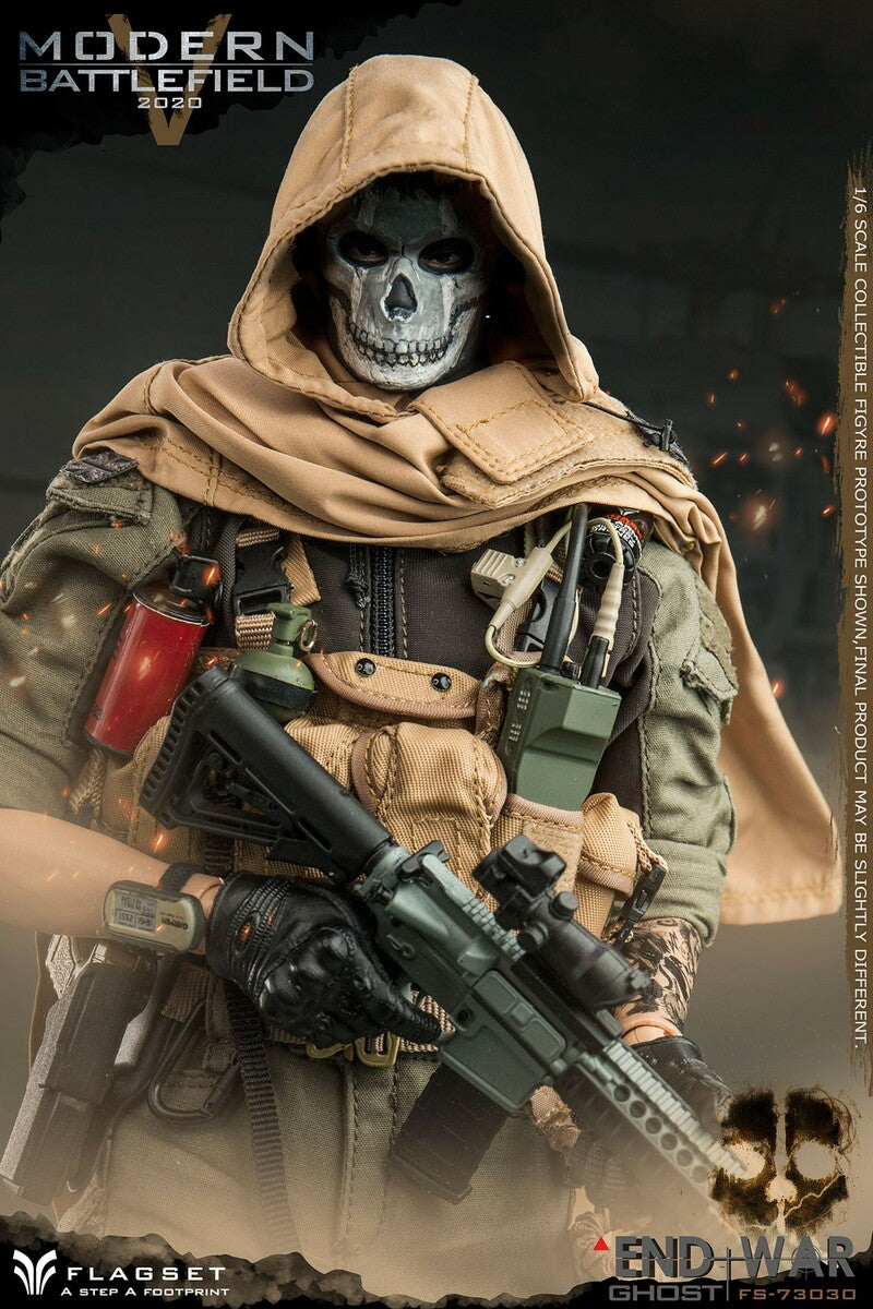 Preventa Figura Ghost - End War V marca Flagset FS-73030 escala 1/6 (relanzamiento)
