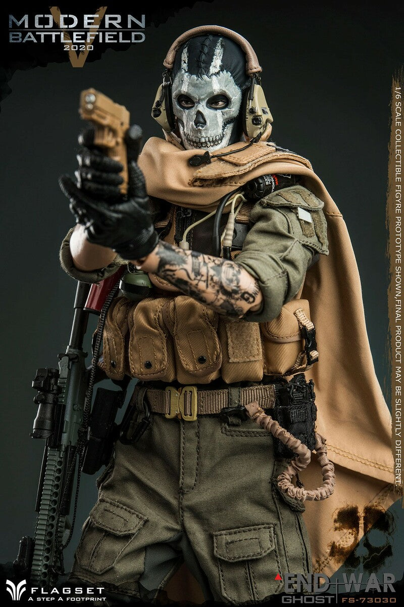 Preventa Figura Ghost - End War V marca Flagset FS-73030 escala 1/6 (relanzamiento)