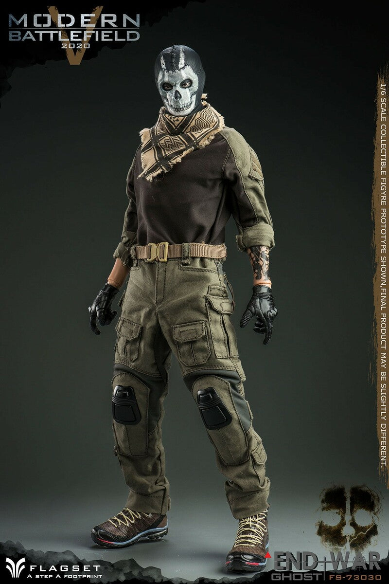 Preventa Figura Ghost - End War V marca Flagset FS-73030 escala 1/6 (relanzamiento)
