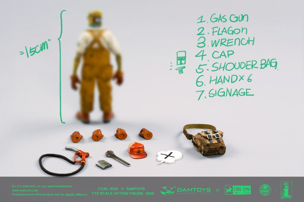 Pedido Figura OLD BONE – Death Gas Station marca Damtoys x CoalDog PES021 escala pequeña 1/12 (ART TOY)