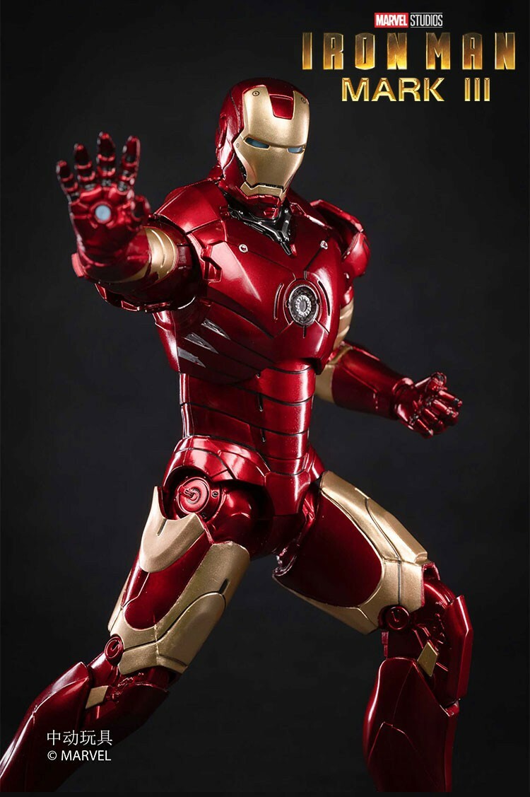 Pedido Figura Iron Man Mark III marca ZD Toys escala pequeña 1/10 (18 cm)