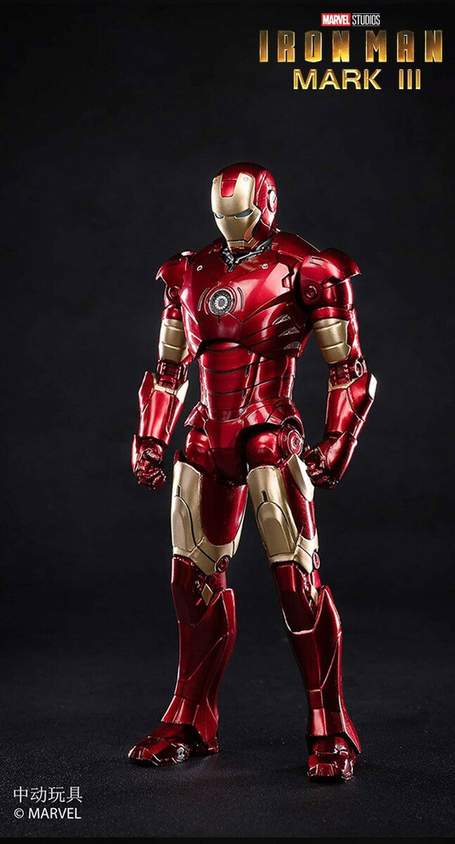 Pedido Figura Iron Man Mark III marca ZD Toys escala pequeña 1/10 (18 cm)