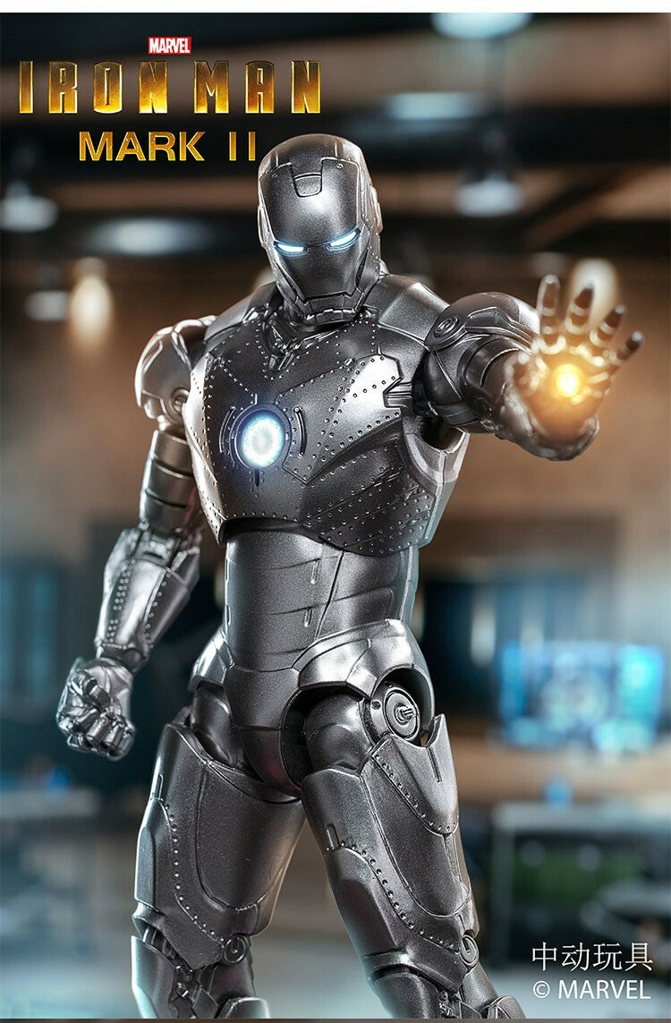 Pedido Figura Iron Man Mark II (versión LED) marca ZD Toys escala pequeña 1/10 (18 cm)