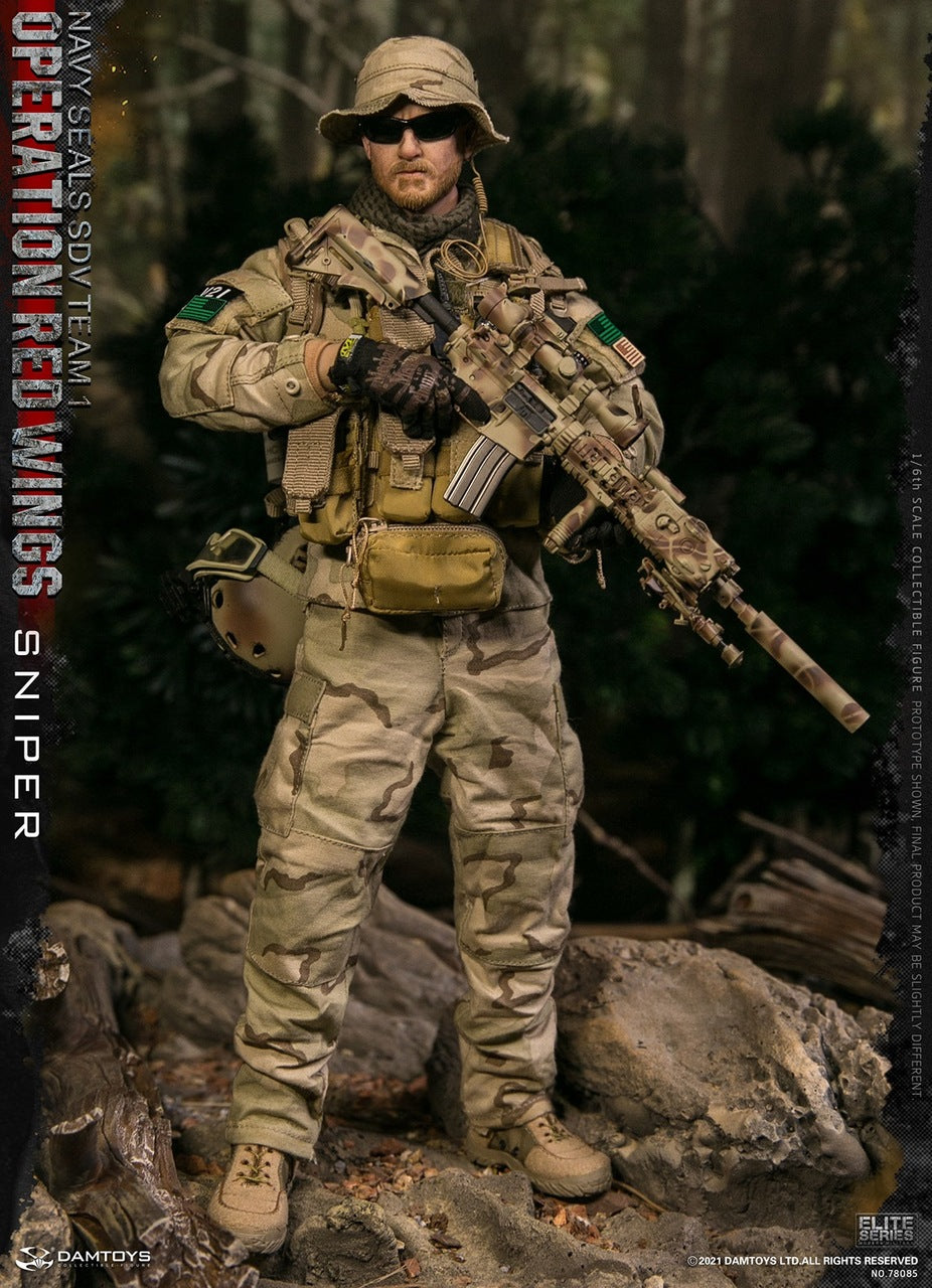 Pedido Figuras Operation Red Wings NAVY SEALS SDV TEAM 1 Corpsman y Sniper (set doble) marca Damtoys 78084 y 78085 escala 1/6