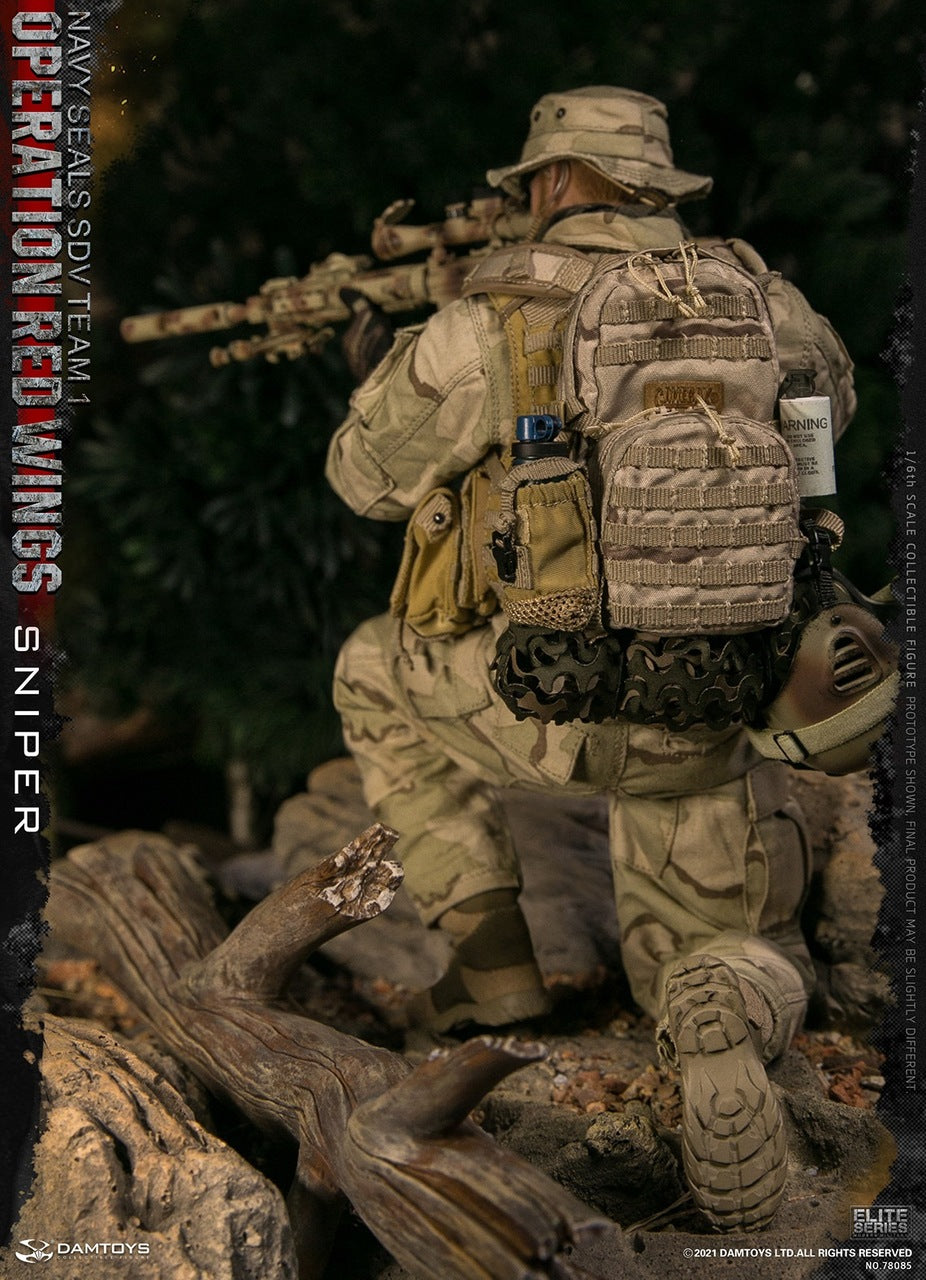 Pedido Figuras Operation Red Wings NAVY SEALS SDV TEAM 1 Corpsman y Sniper (set doble) marca Damtoys 78084 y 78085 escala 1/6