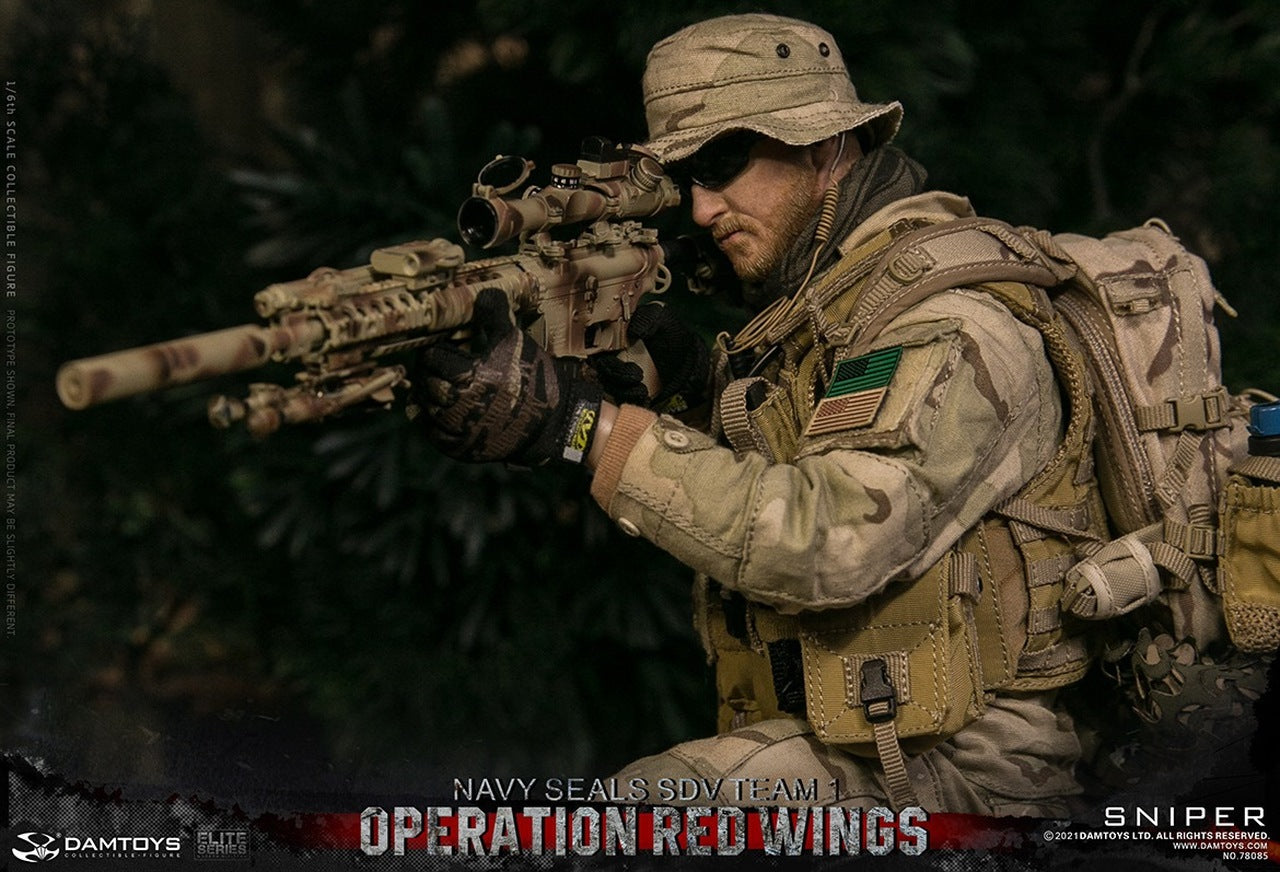 Pedido Figuras Operation Red Wings NAVY SEALS SDV TEAM 1 Corpsman y Sniper (set doble) marca Damtoys 78084 y 78085 escala 1/6