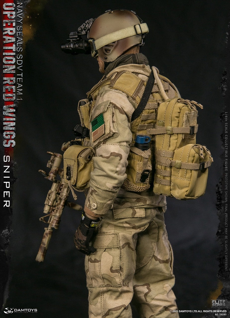 Pedido Figuras Operation Red Wings NAVY SEALS SDV TEAM 1 Corpsman y Sniper (set doble) marca Damtoys 78084 y 78085 escala 1/6