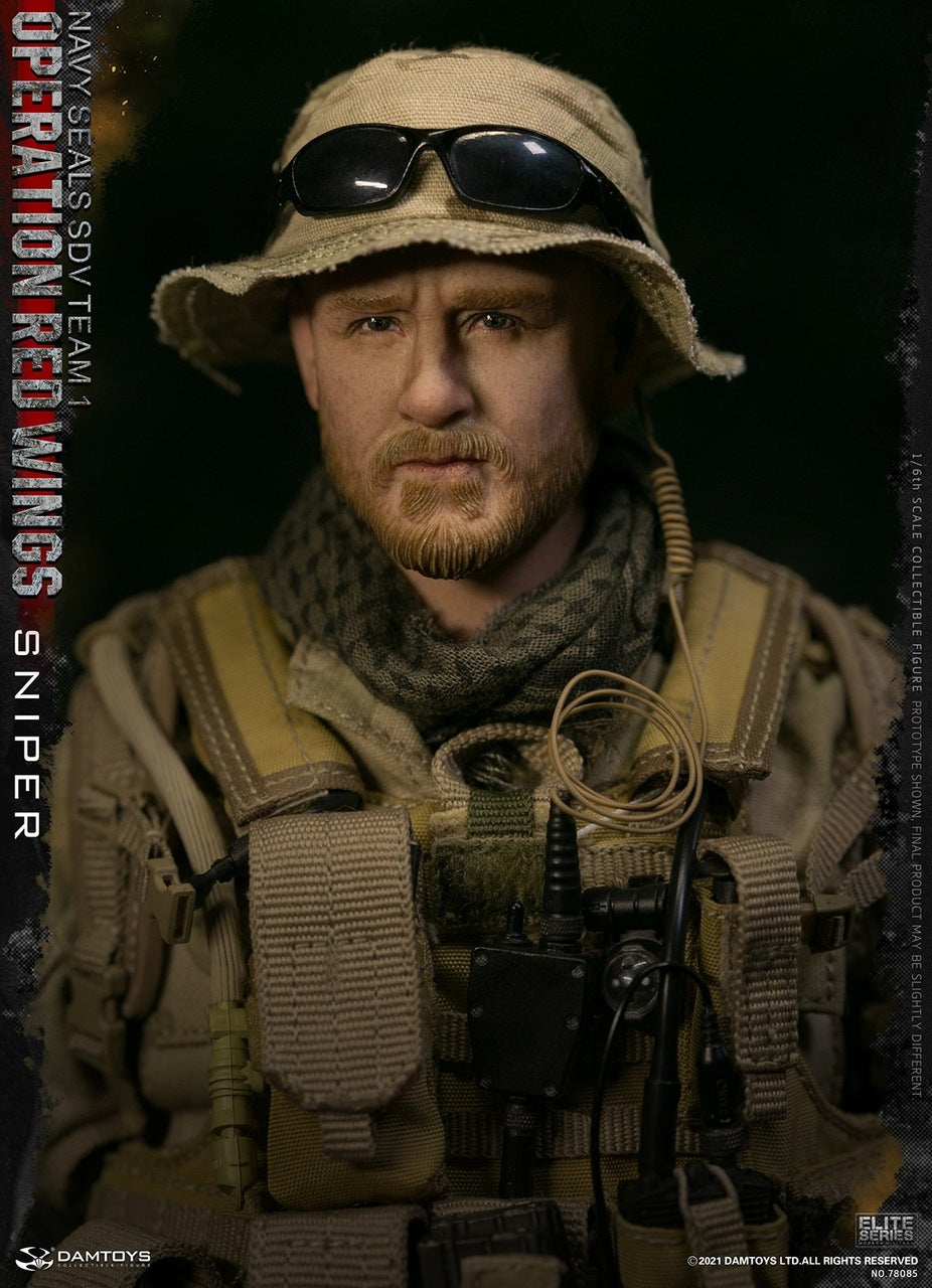 Pedido Figuras Operation Red Wings NAVY SEALS SDV TEAM 1 Corpsman y Sniper (set doble) marca Damtoys 78084 y 78085 escala 1/6