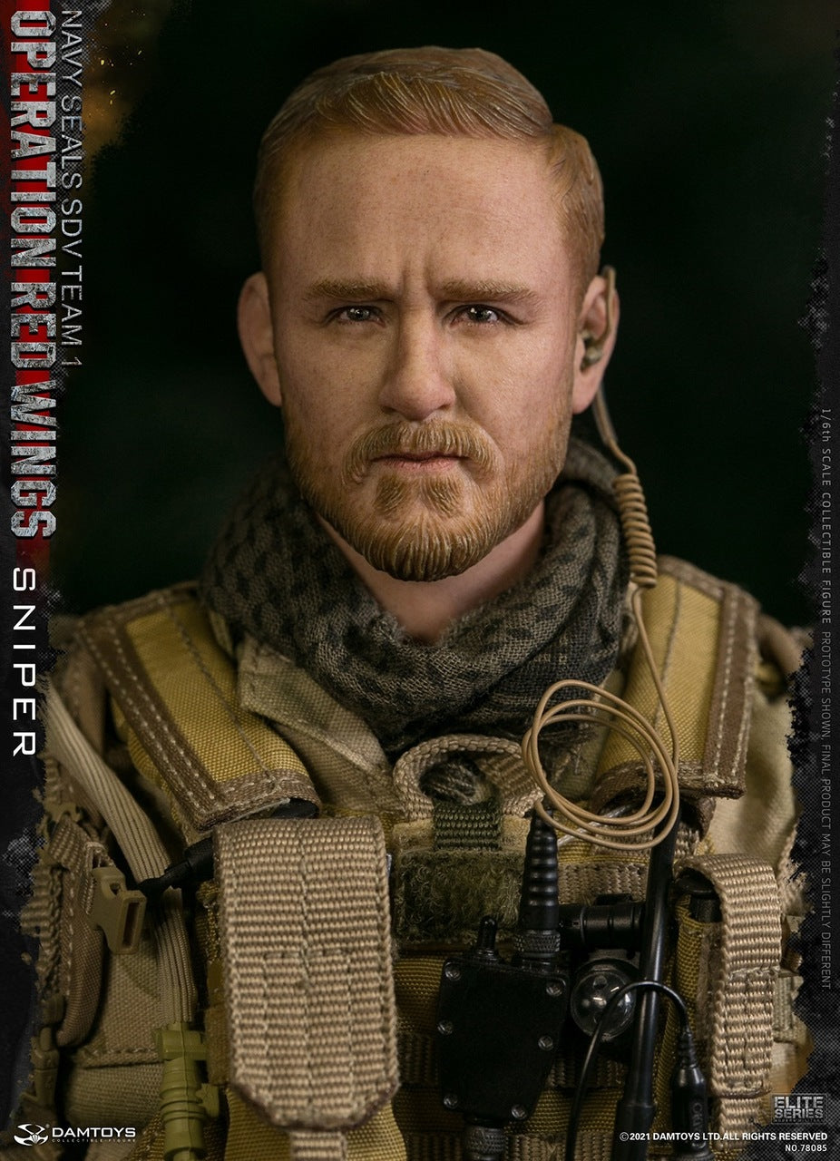 Pedido Figuras Operation Red Wings NAVY SEALS SDV TEAM 1 Corpsman y Sniper (set doble) marca Damtoys 78084 y 78085 escala 1/6