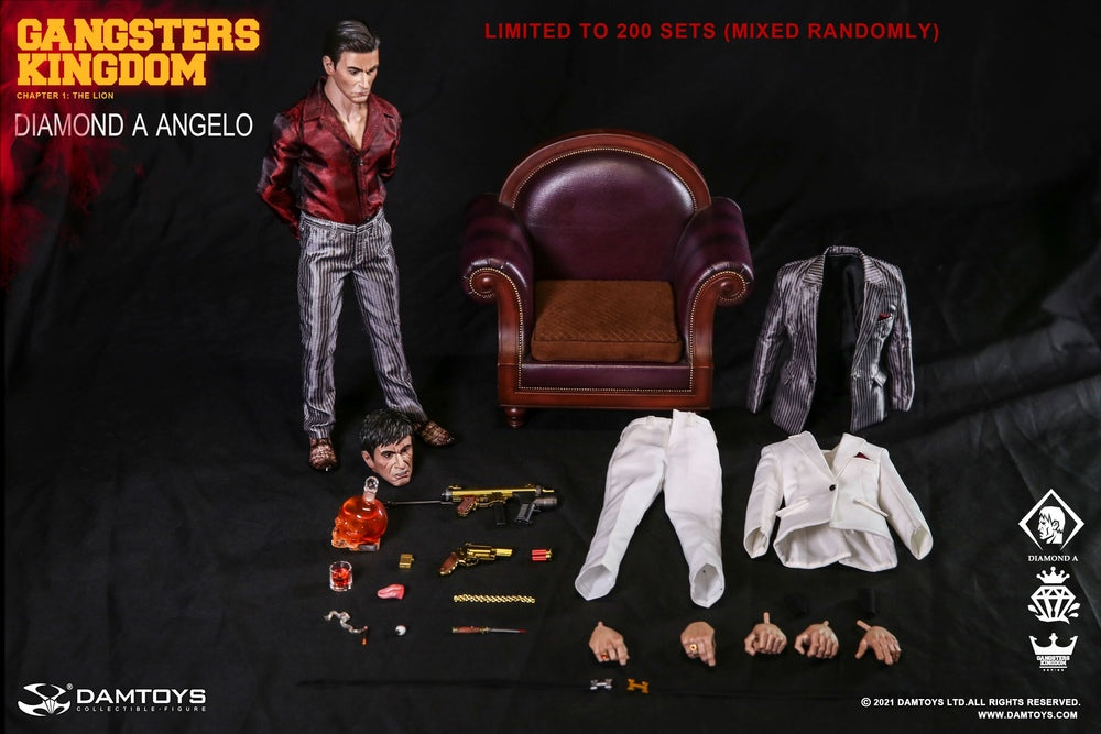 Pedido Figura Diamond A Angelo - Gangsters Kingdom marca Damtoys GK023 escala 1/6
