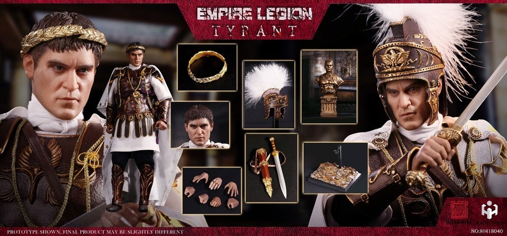 Pedido Figura Tyrant - Imperial Legion (Purple Gold Deluxe Edition) marca Haoyutoys HH18040 escala 1/6