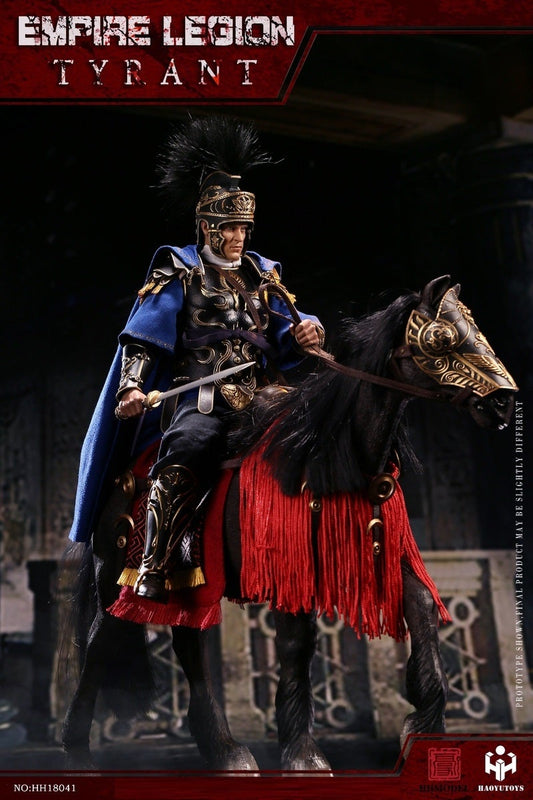 Pedido Figura Tyrant con Caballo - Imperial Legion (Black Gold Edition) marca Haoyutoys HH18041 escala 1/6