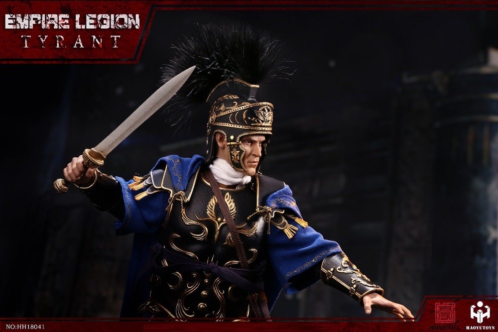 Pedido Figura Tyrant con Caballo - Imperial Legion (Black Gold Edition) marca Haoyutoys HH18041 escala 1/6