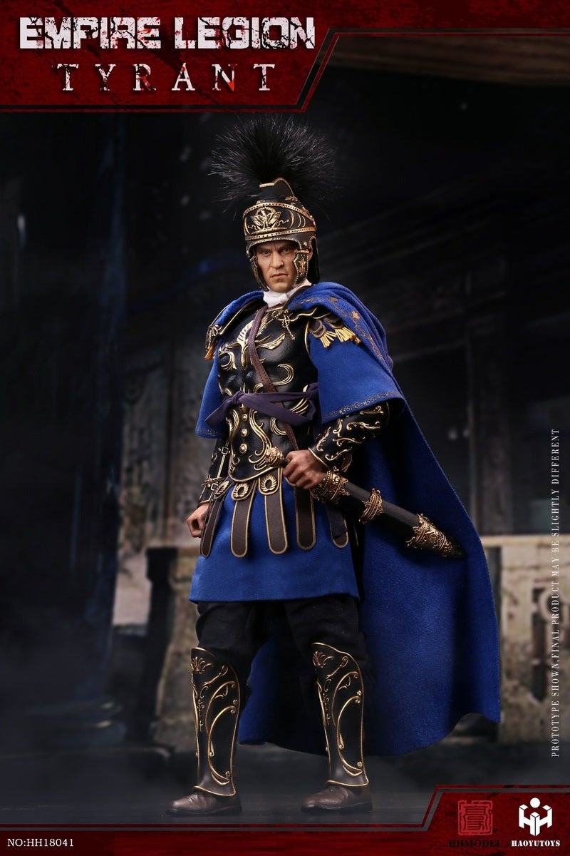 Pedido Figura Tyrant con Caballo - Imperial Legion (Black Gold Edition) marca Haoyutoys HH18041 escala 1/6