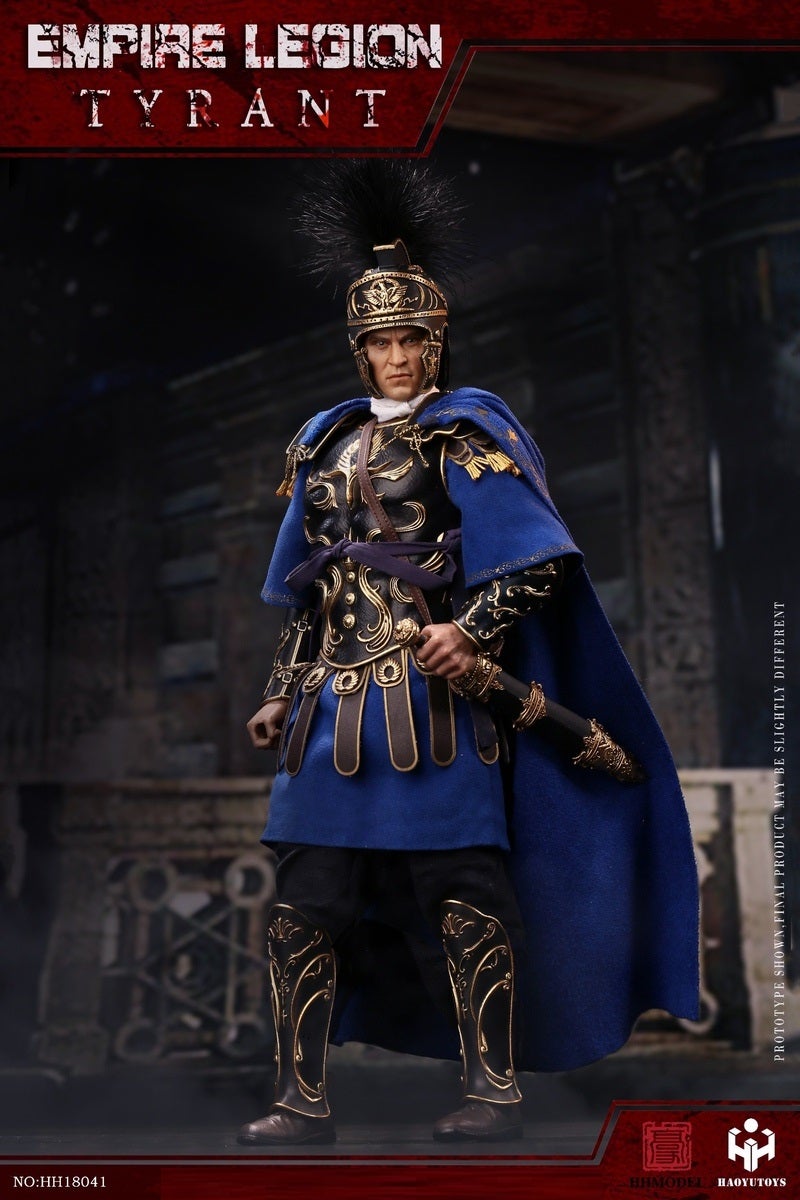 Pedido Figura Tyrant con Caballo - Imperial Legion (Black Gold Edition) marca Haoyutoys HH18041 escala 1/6