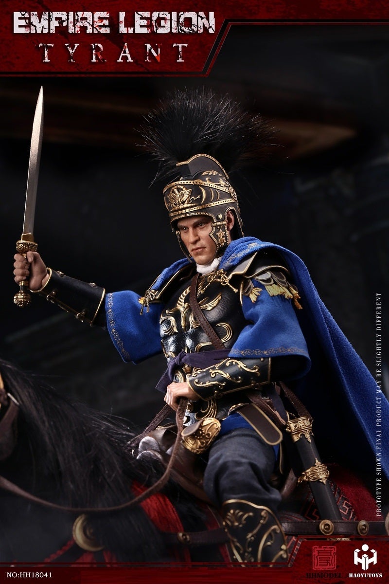 Pedido Figura Tyrant con Caballo - Imperial Legion (Black Gold Edition) marca Haoyutoys HH18041 escala 1/6