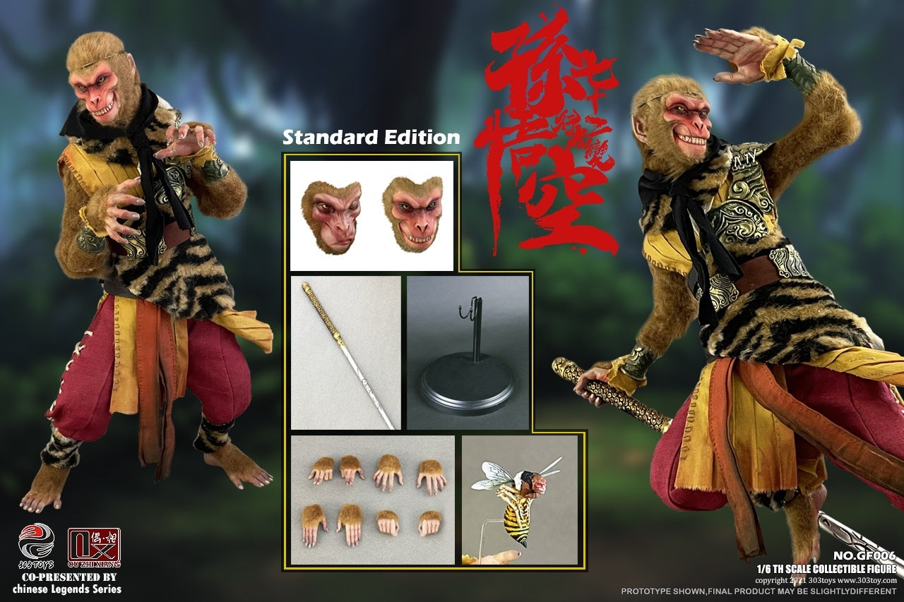 Preventa Figura The Money King Sun Wukong (Standard version) marca 303TOYS x OUZHIXIANG GF006 escala 1/6