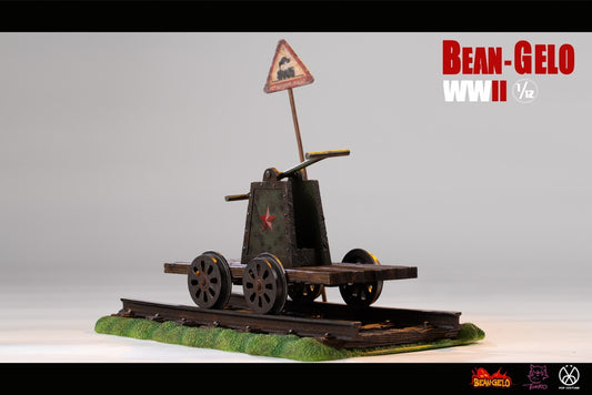 Pedido Diorama Rail Car Scene - Props Series- Bean Gelo WWII marca Poptoys SPS001 escala pequeña 1/12