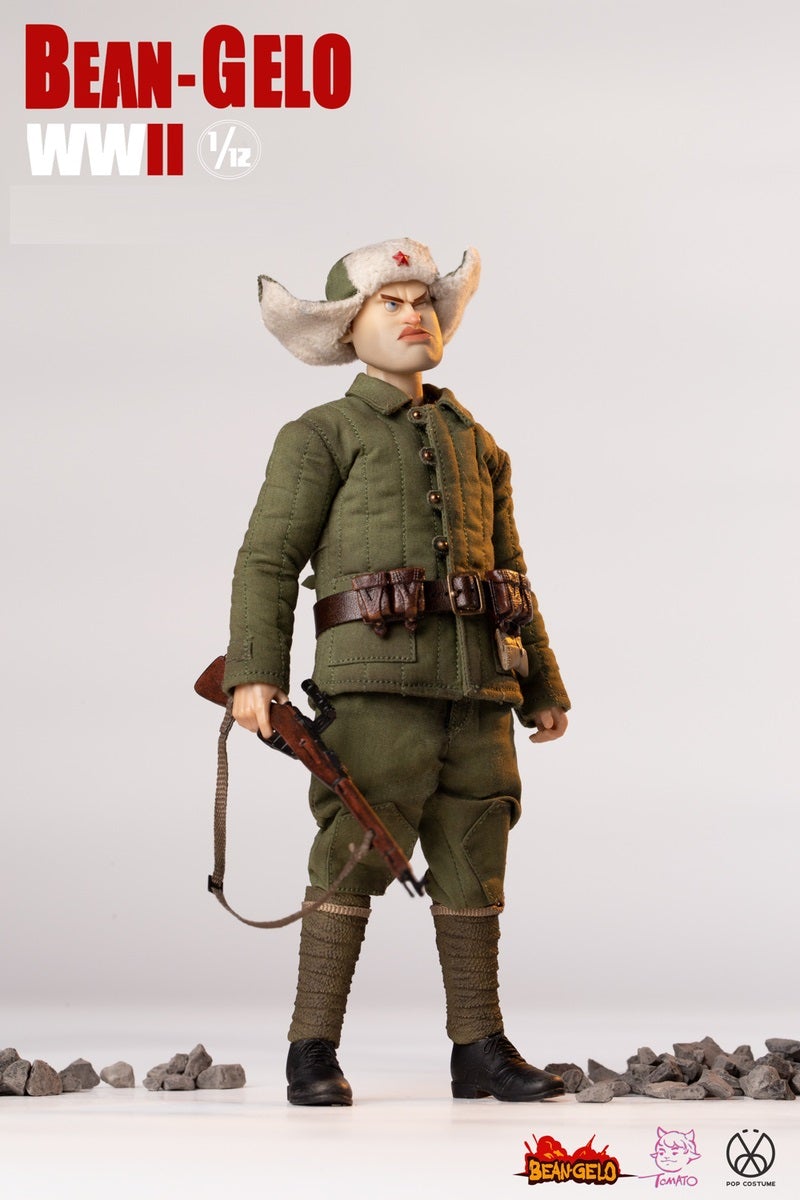 Pedido Figuras Bean Gelo WWII (Set triple) (Sniper Zhuang GBS020, Fat Sister GBS021, Anton GBS022) marca Poptoys escala pequeña 1/12