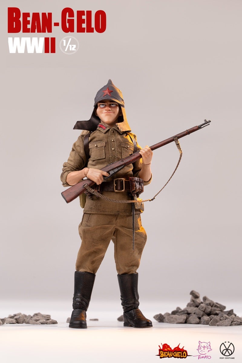 Pedido Figuras Bean Gelo WWII (Set triple) (Sniper Zhuang GBS020, Fat Sister GBS021, Anton GBS022) marca Poptoys escala pequeña 1/12
