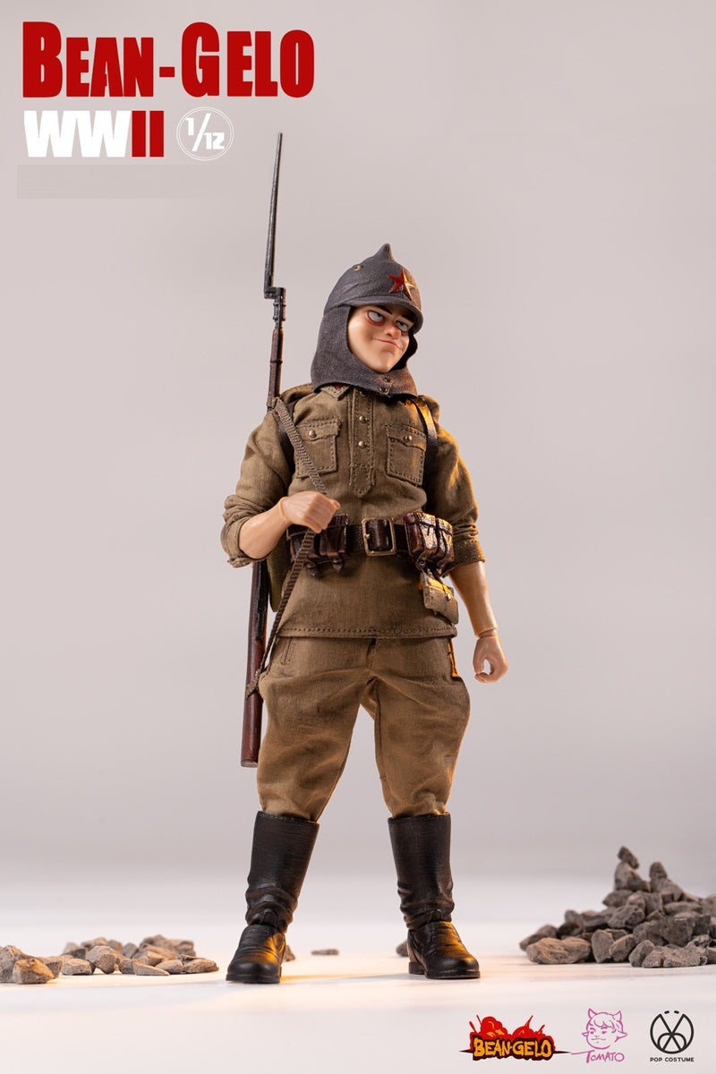 Pedido Figuras Bean Gelo WWII (Set triple) (Sniper Zhuang GBS020, Fat Sister GBS021, Anton GBS022) marca Poptoys escala pequeña 1/12