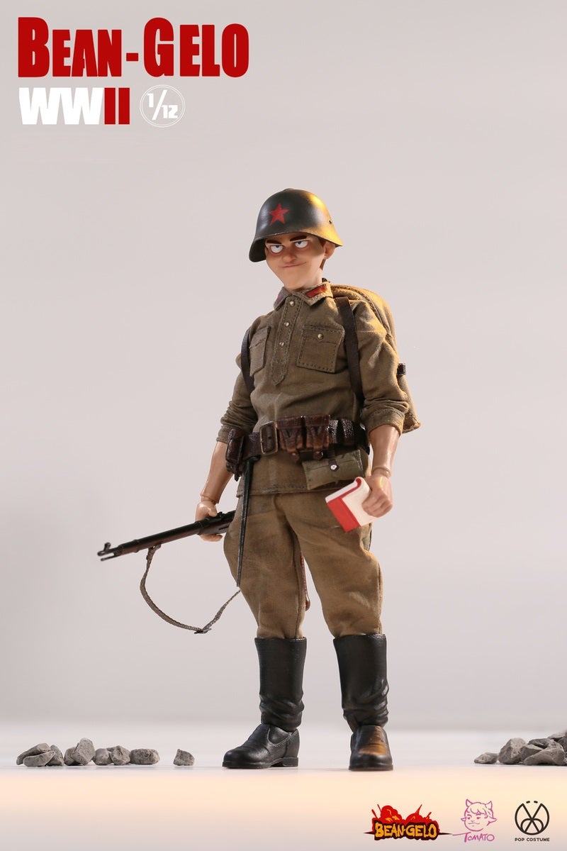 Pedido Figuras Bean Gelo WWII (Set triple) (Sniper Zhuang GBS020, Fat Sister GBS021, Anton GBS022) marca Poptoys escala pequeña 1/12
