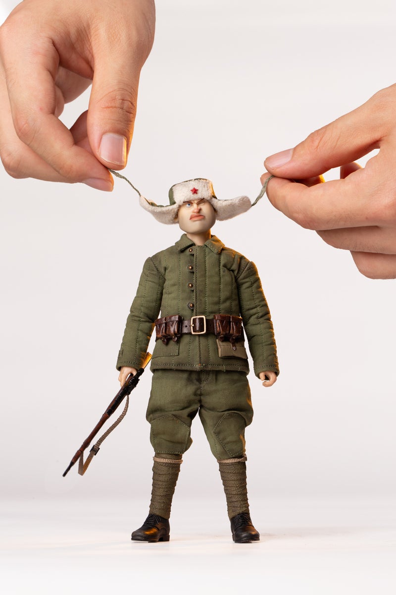 Pedido Figuras Bean Gelo WWII (Set triple) (Sniper Zhuang GBS020, Fat Sister GBS021, Anton GBS022) marca Poptoys escala pequeña 1/12