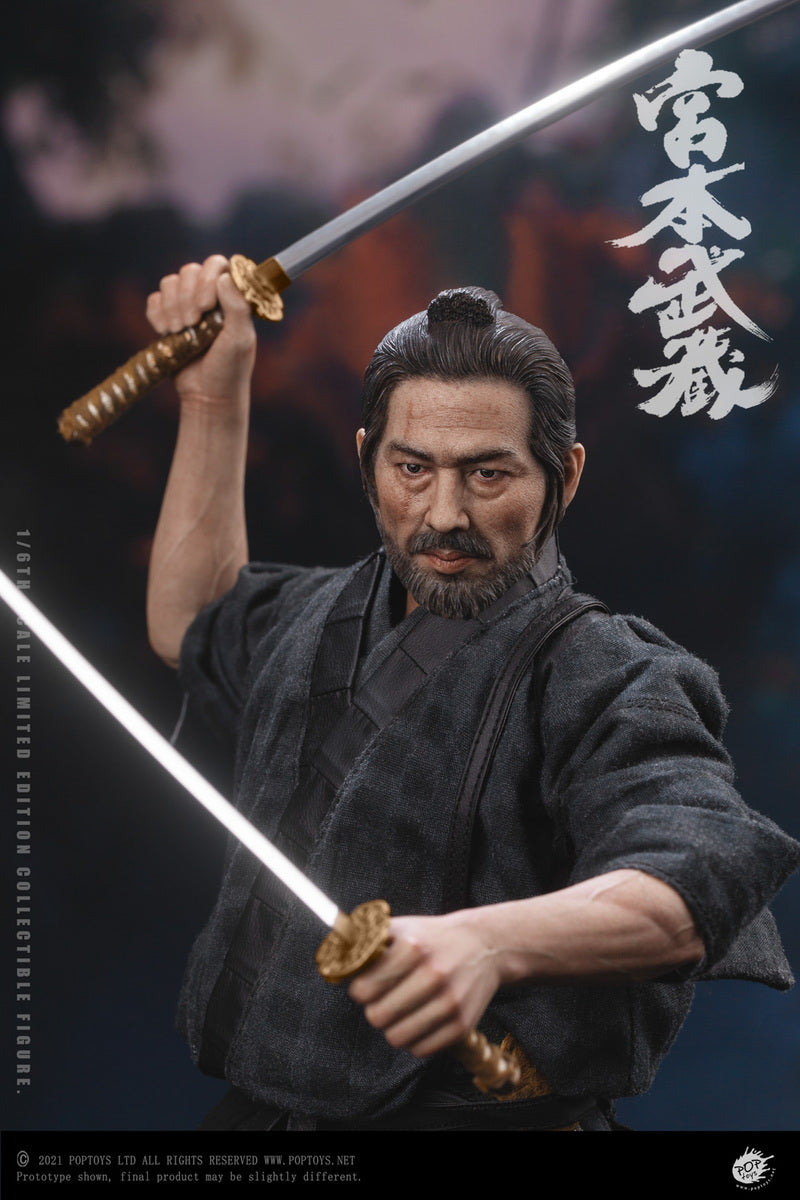Pedido Figura Miyamoto Musashi marca Poptoys EX037 escala 1/6
