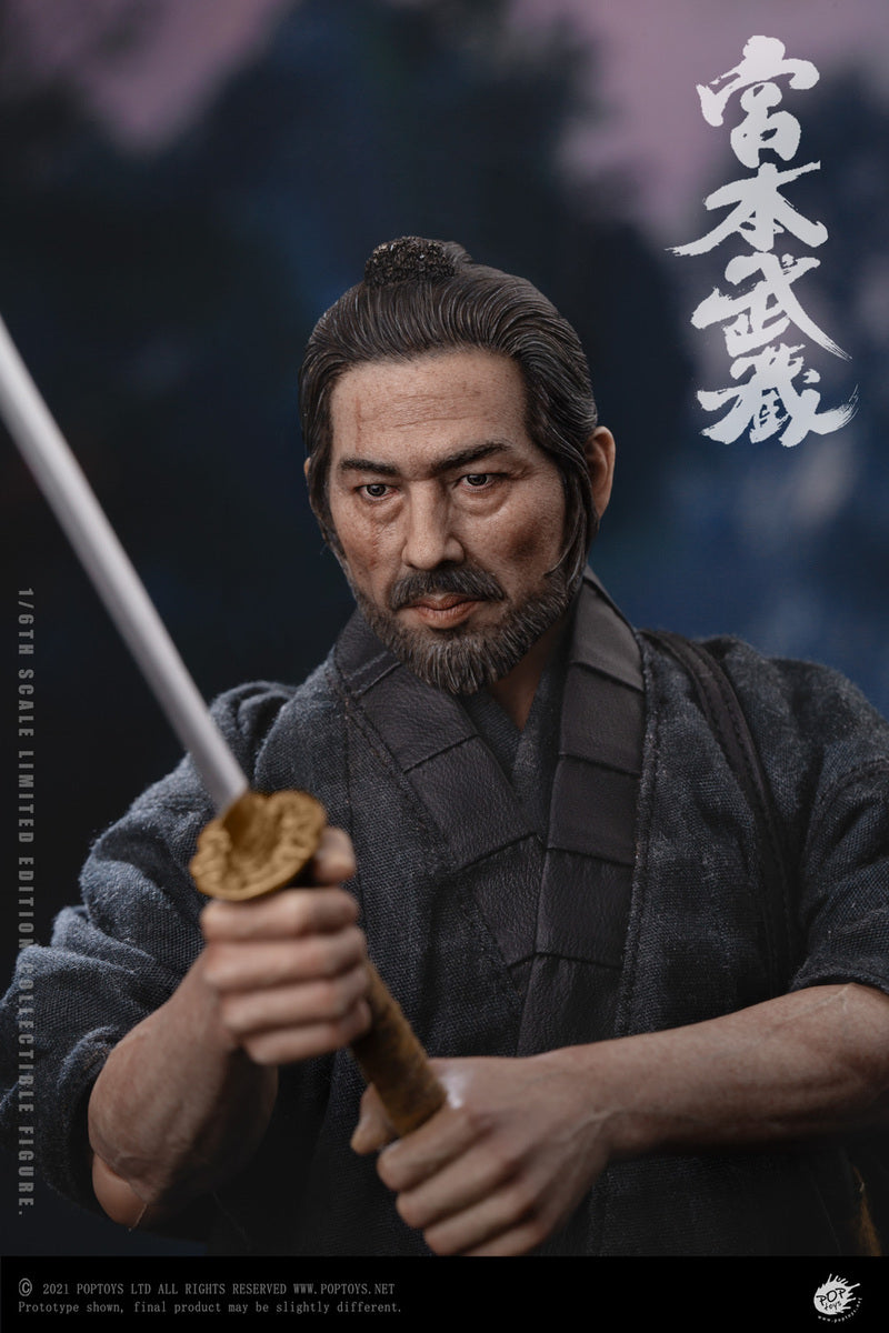 Pedido Figura Miyamoto Musashi marca Poptoys EX037 escala 1/6