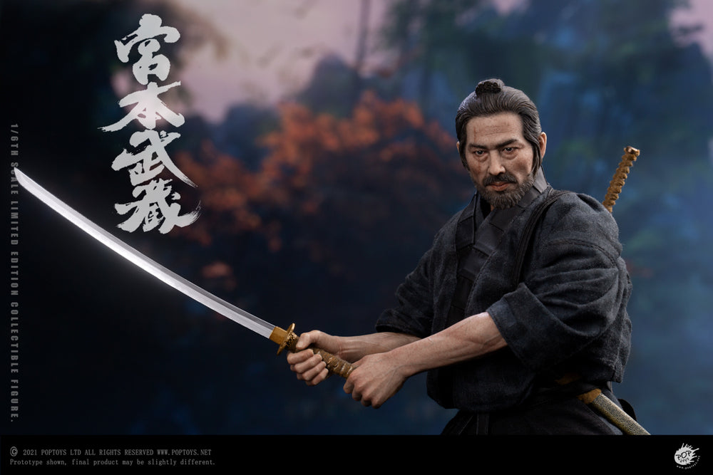 Pedido Figura Miyamoto Musashi marca Poptoys EX037 escala 1/6