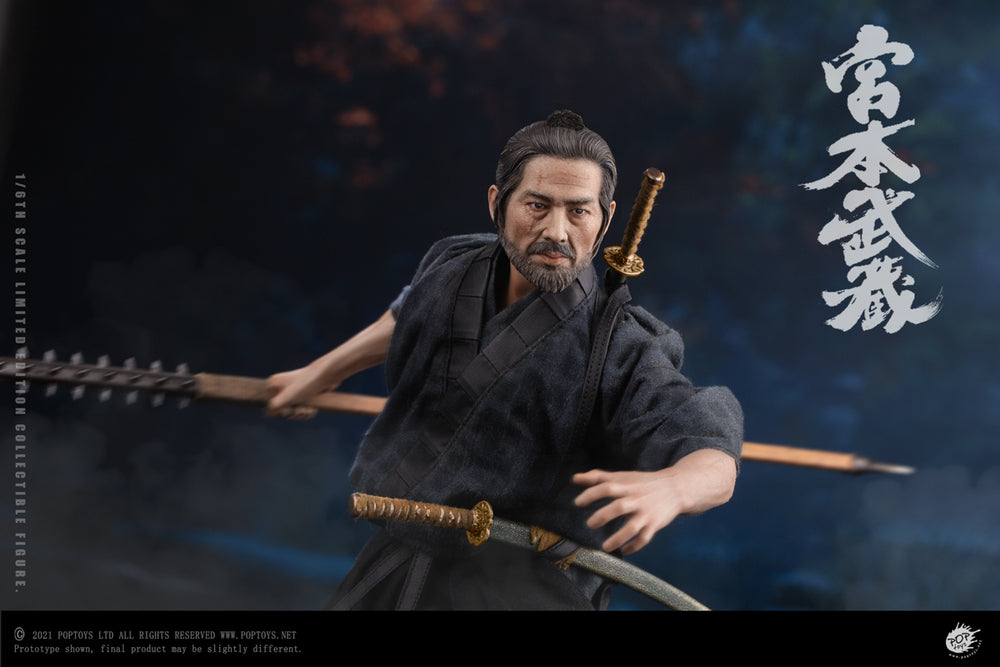 Pedido Figura Miyamoto Musashi marca Poptoys EX037 escala 1/6
