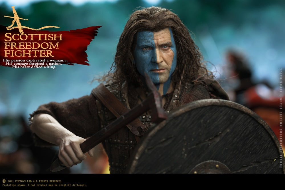 Pedido Figura Scottish Fredom Fighter (Bloody Battle version) marca Poptoys EX039 escala 1/6