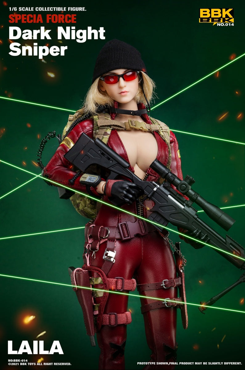 Pedido Figura Dark Night Sniper Laila marca BBK BBK014 escala 1/6