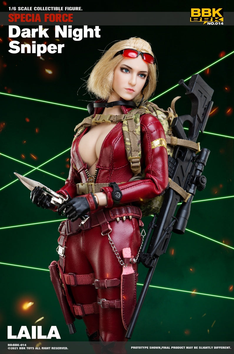 Pedido Figura Dark Night Sniper Laila marca BBK BBK014 escala 1/6