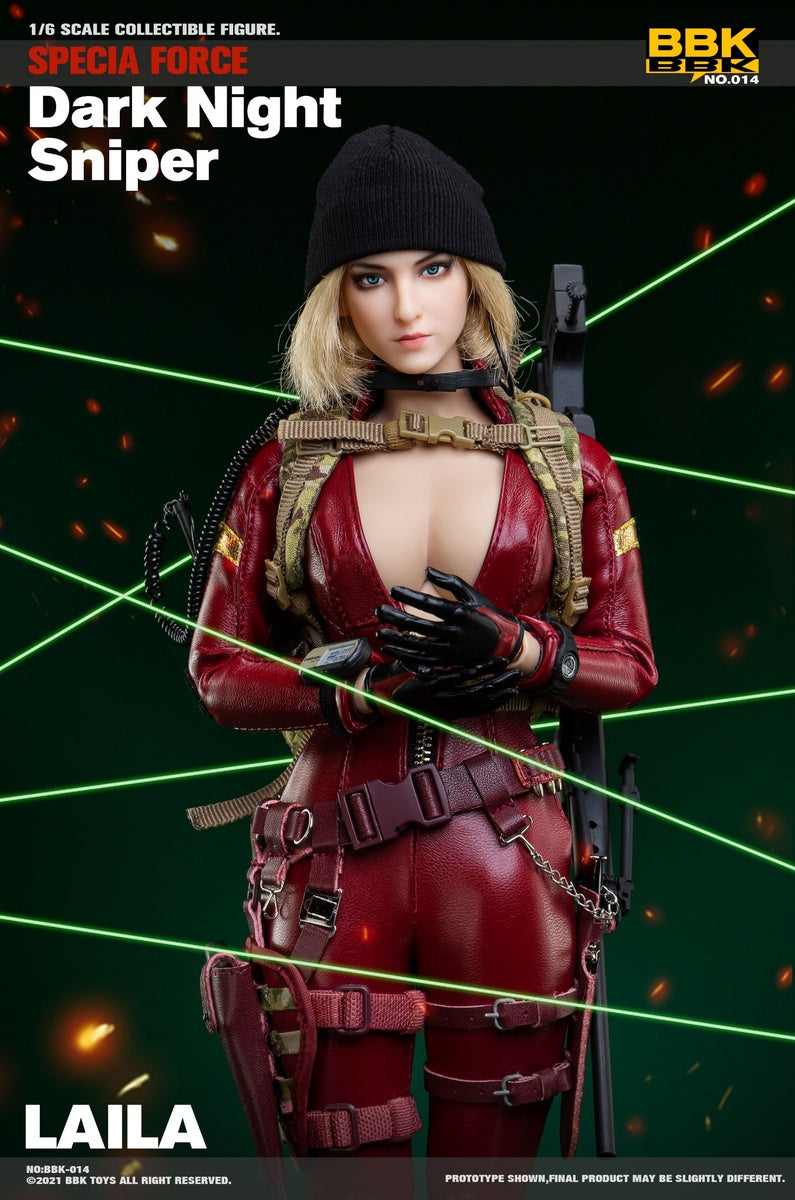 Pedido Figura Dark Night Sniper Laila marca BBK BBK014 escala 1/6