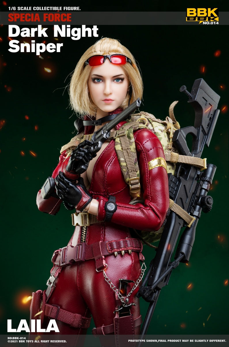 Pedido Figura Dark Night Sniper Laila marca BBK BBK014 escala 1/6