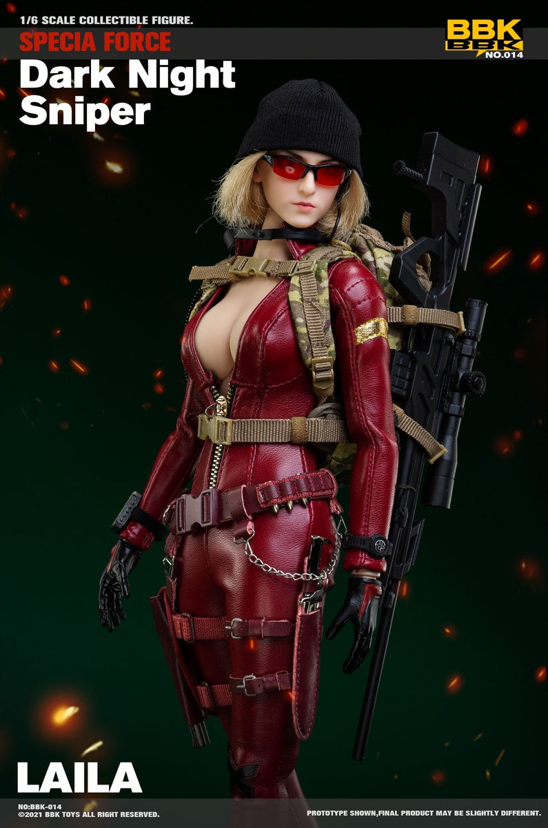 Pedido Figura Dark Night Sniper Laila marca BBK BBK014 escala 1/6