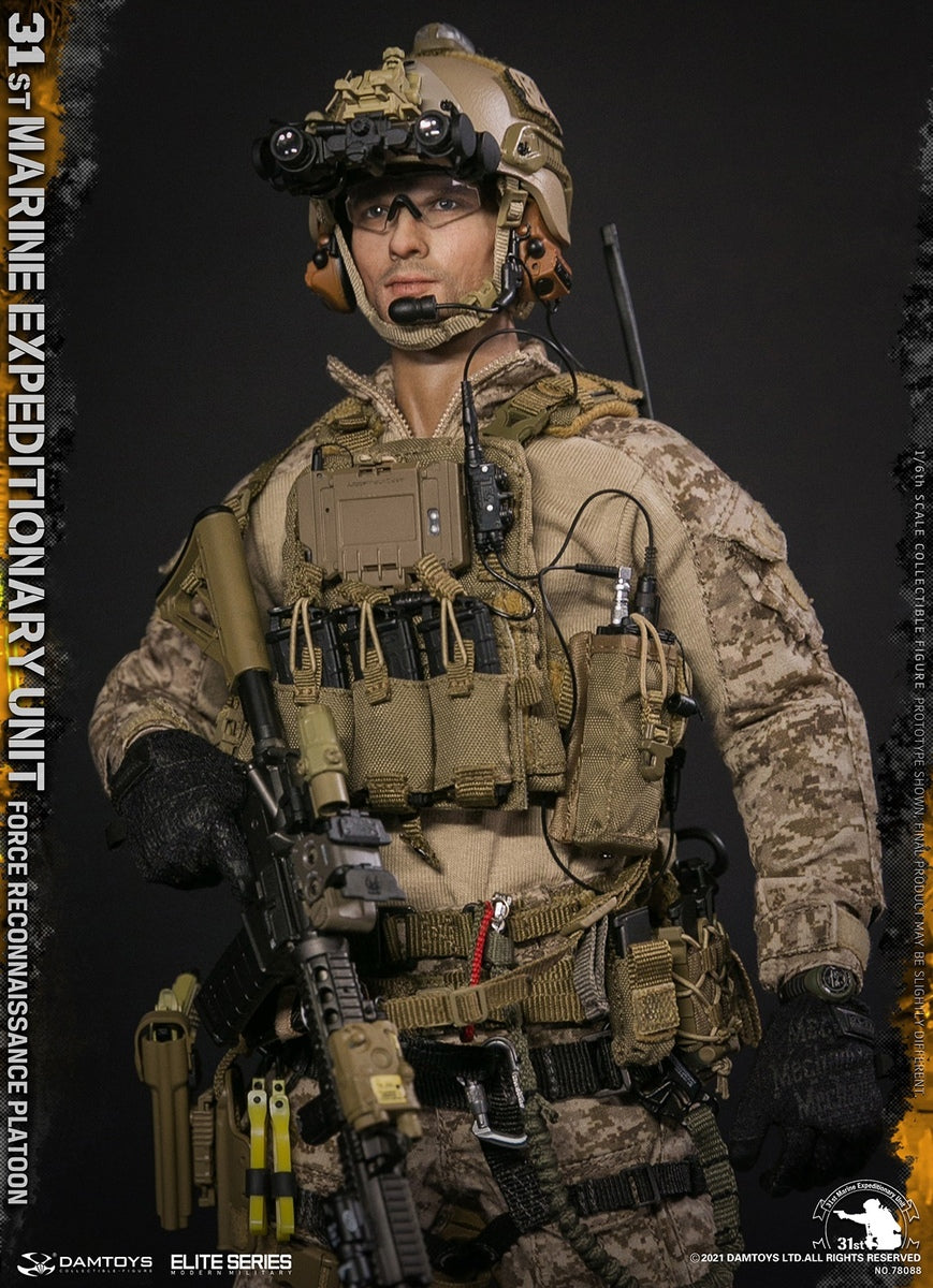Pedido Figura 31st Marine Expeditionary Unit Force Reconnaissance Platoon marca Damtoys 78088 escala 1/6