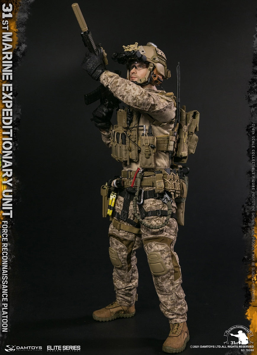Pedido Figura 31st Marine Expeditionary Unit Force Reconnaissance Platoon marca Damtoys 78088 escala 1/6