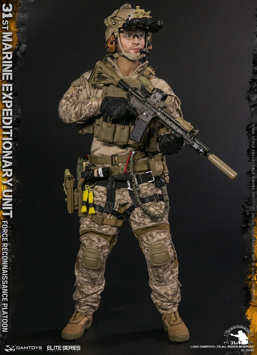 Pedido Figura 31st Marine Expeditionary Unit Force Reconnaissance Platoon marca Damtoys 78088 escala 1/6