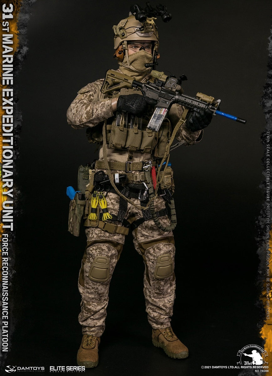 Pedido Figura 31st Marine Expeditionary Unit Force Reconnaissance Platoon marca Damtoys 78088 escala 1/6