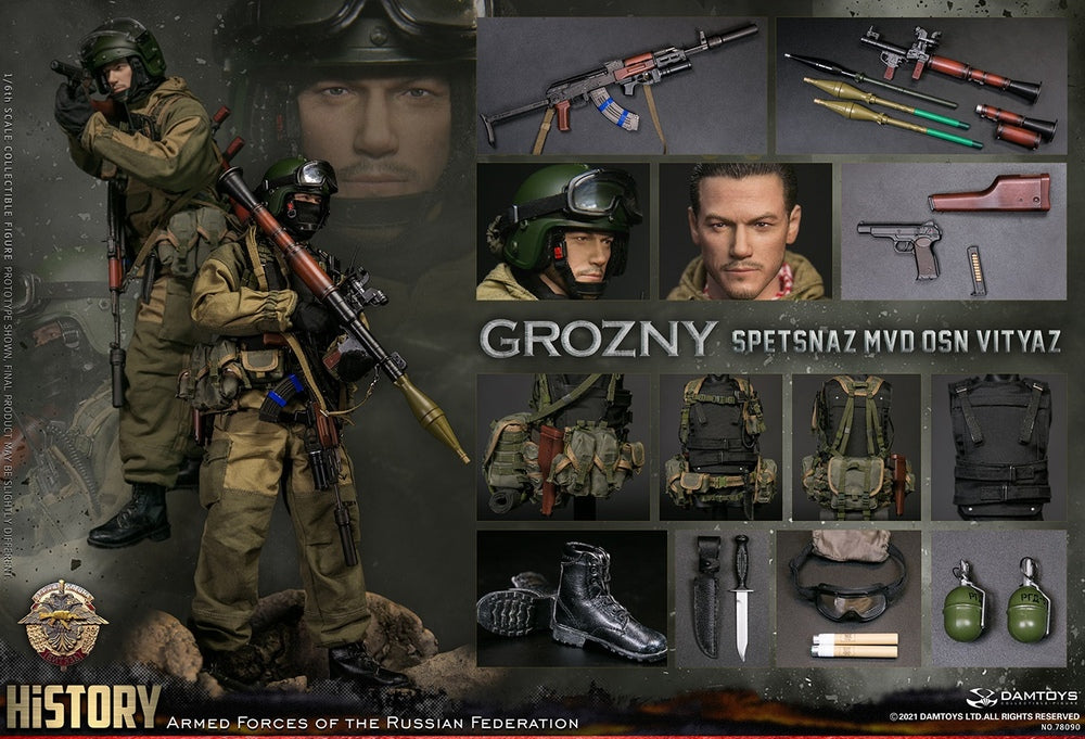 Pedido Figura SPETSNAZ MVD VV OSN Vityaz GROZNY marca Damtoys 78090 escala 1/6
