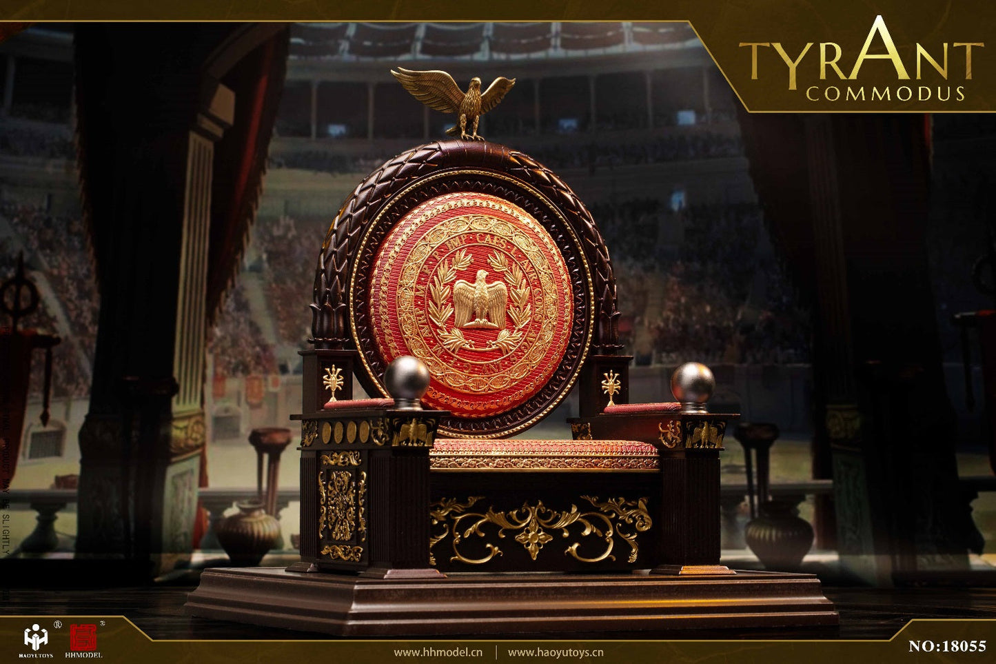 Pedido Diorama Throne of Tyrants - Empire Legion marca Haoyutoys HH18055 escala 1/6