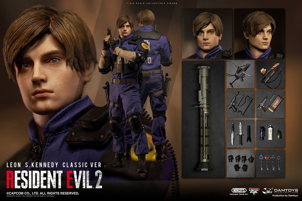 Pedido Figura Leon S. Kennedy (Classic Ver.) - Resident Evil 2 marca Damtoys DMS037 escala 1/6