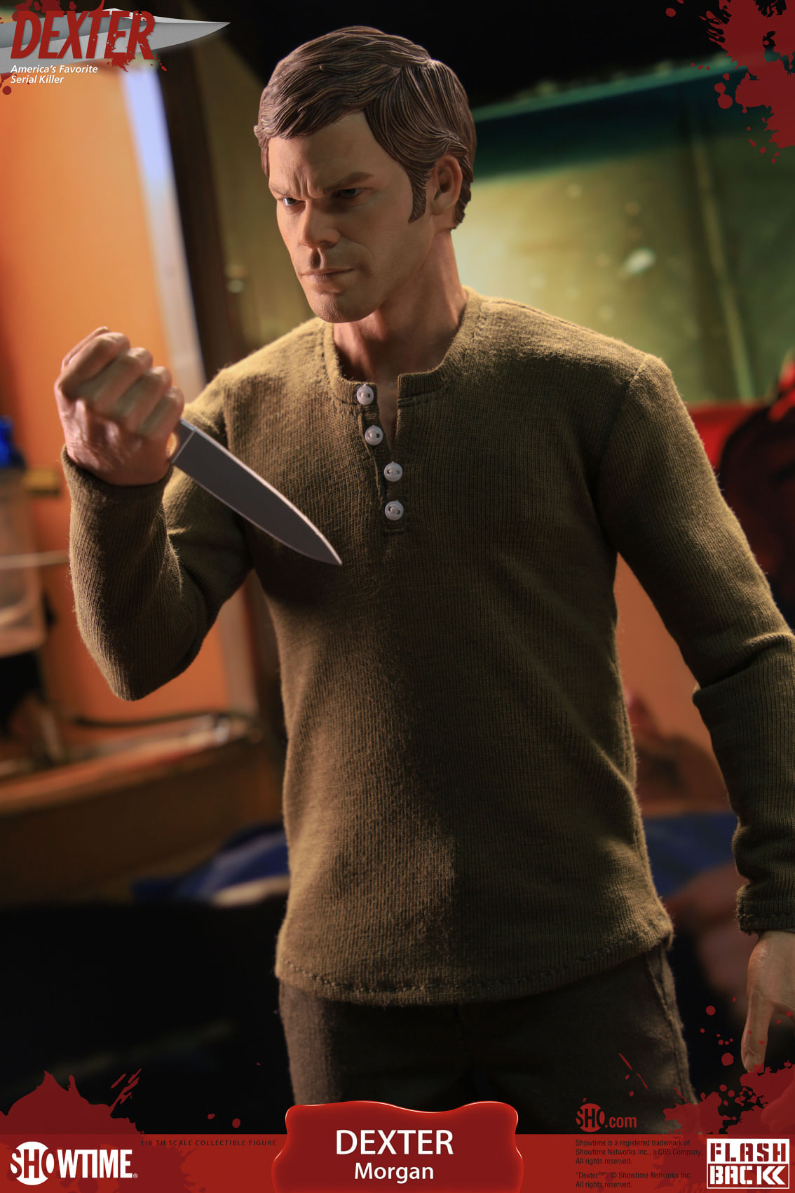 Pedido Figura Dexter Morgan - DEXTER marca Flashback escala 1/6