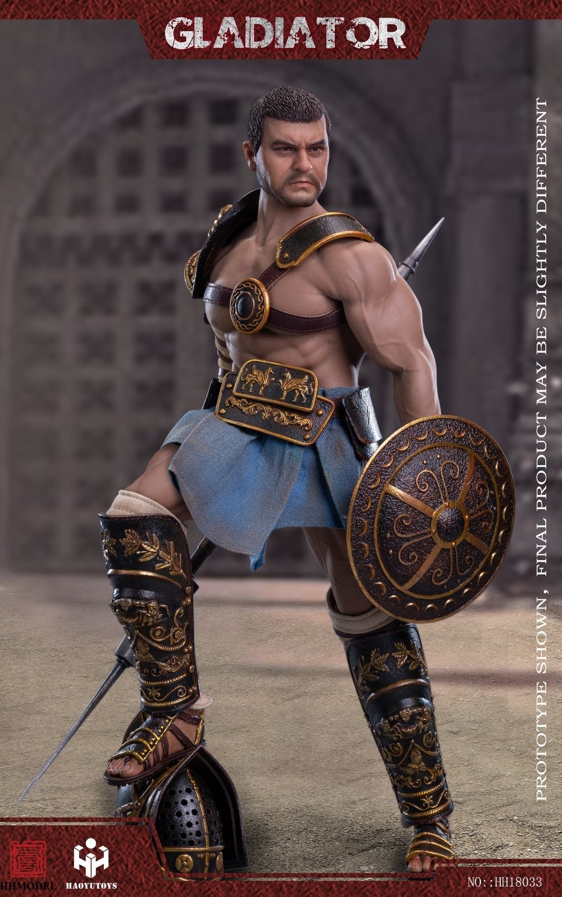 Pedido Figura Gladiator Hoplomachus marca HaoyuToys HH18033 escala 1/6