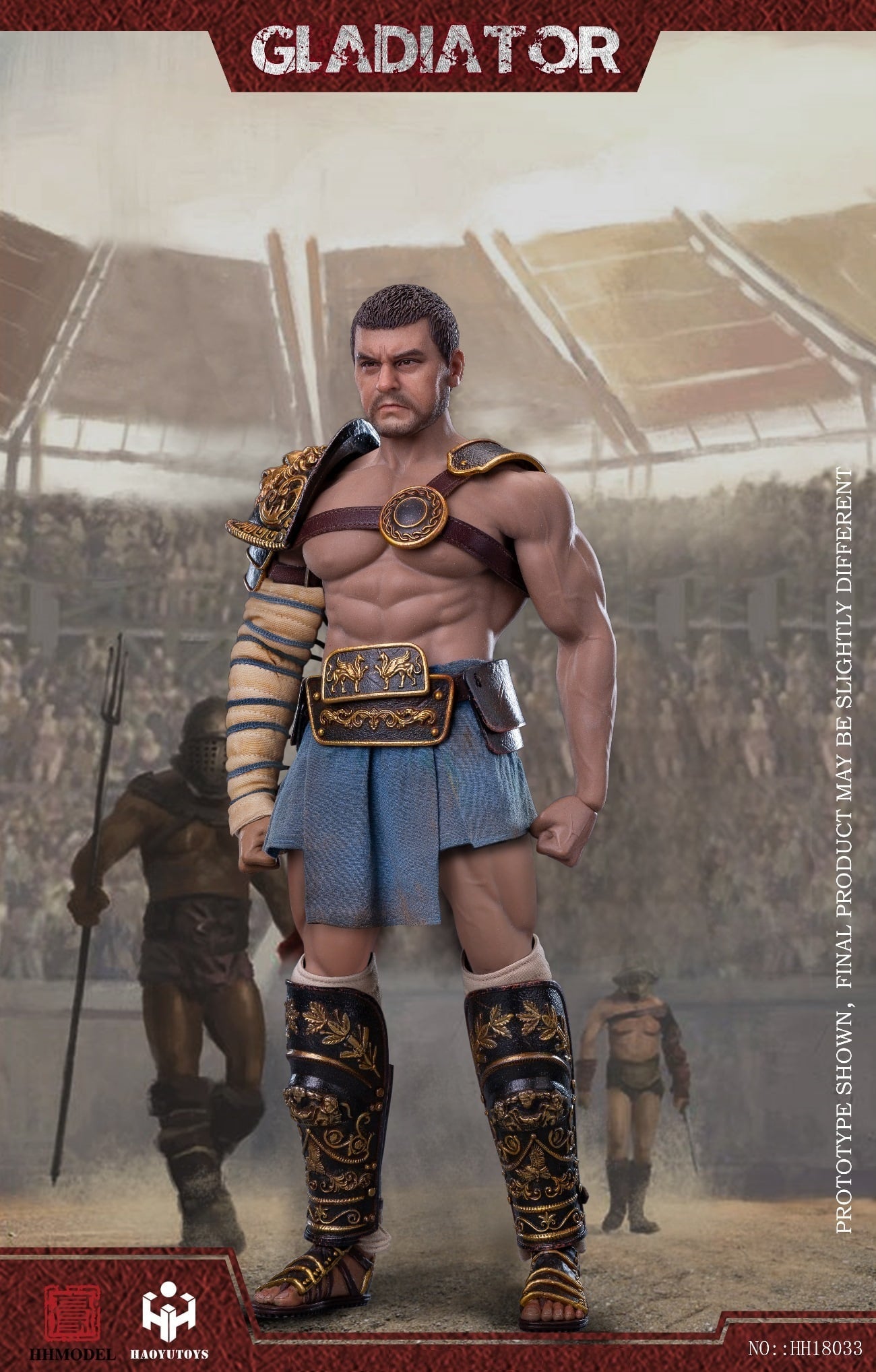 Pedido Figura Gladiator Hoplomachus marca HaoyuToys HH18033 escala 1/6