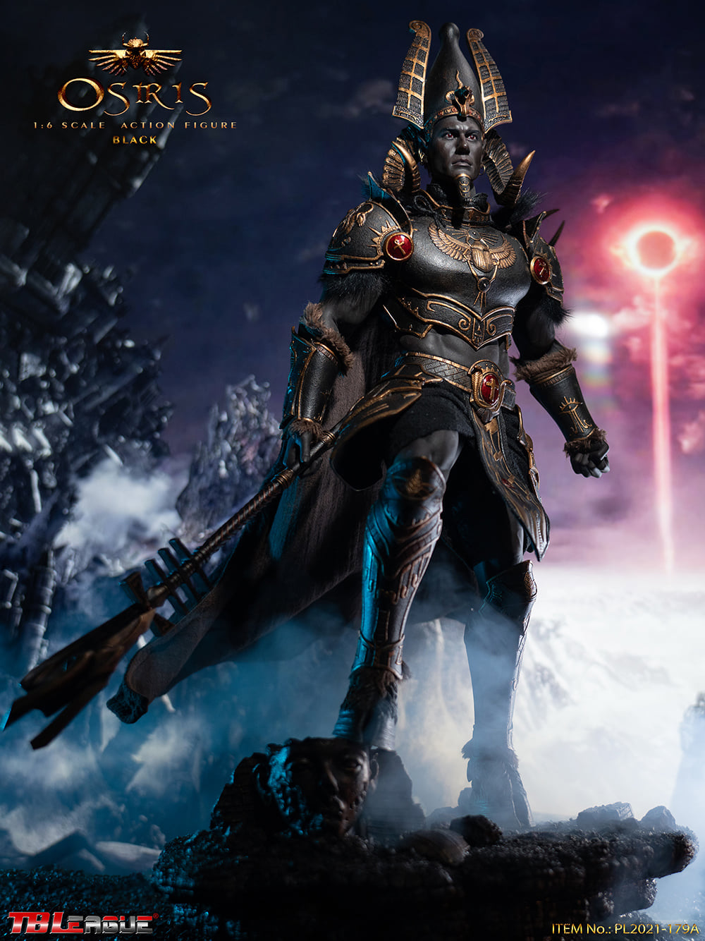Pedido Figura Osiris (Black version) marca TBLeague PL2021-179A escala 1/6